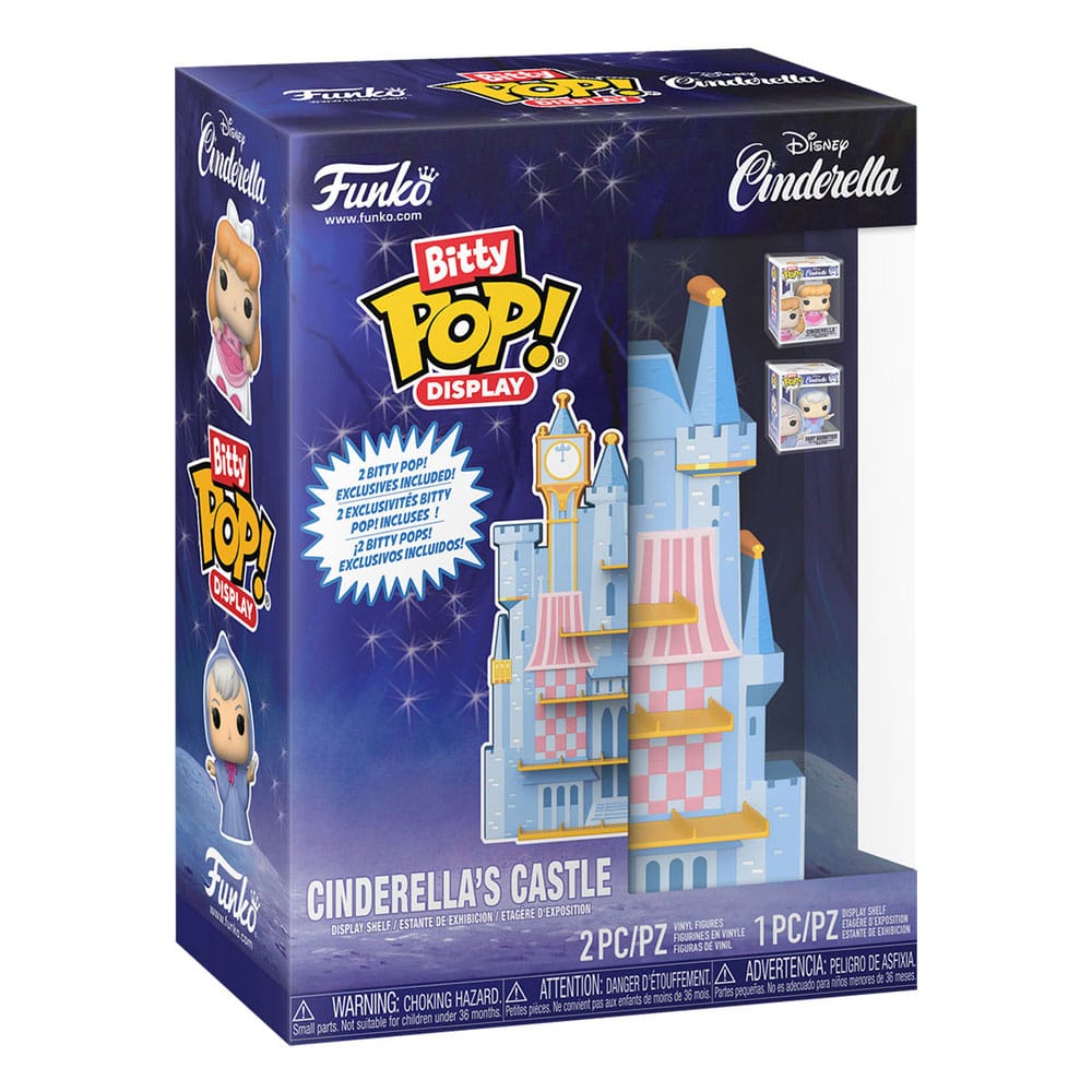 Disney Bitty POP! Display met 2 vinylfiguren Assepoester's kasteel