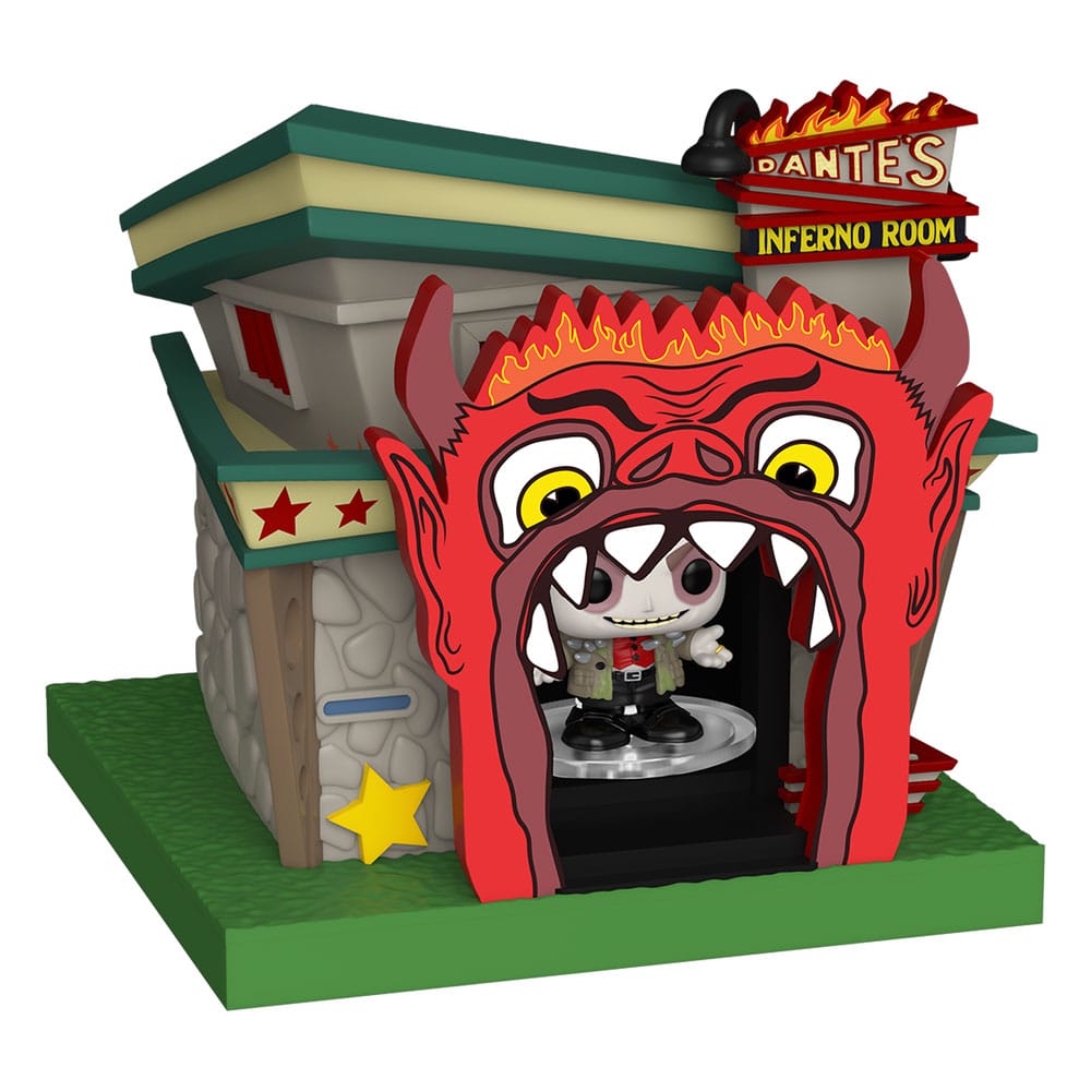Beetlejuice Bitty POP! Towns vinylfiguur Beetlejuice en Dante's Inferno Room