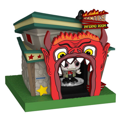 Beetlejuice Bitty POP! Towns vinylfiguur Beetlejuice en Dante's Inferno Room