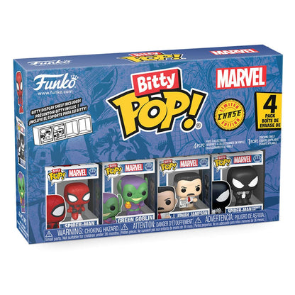 Spider-Man Bitty Pop! Vinyl Afbeelding 4-pack Serie 1 2 cm