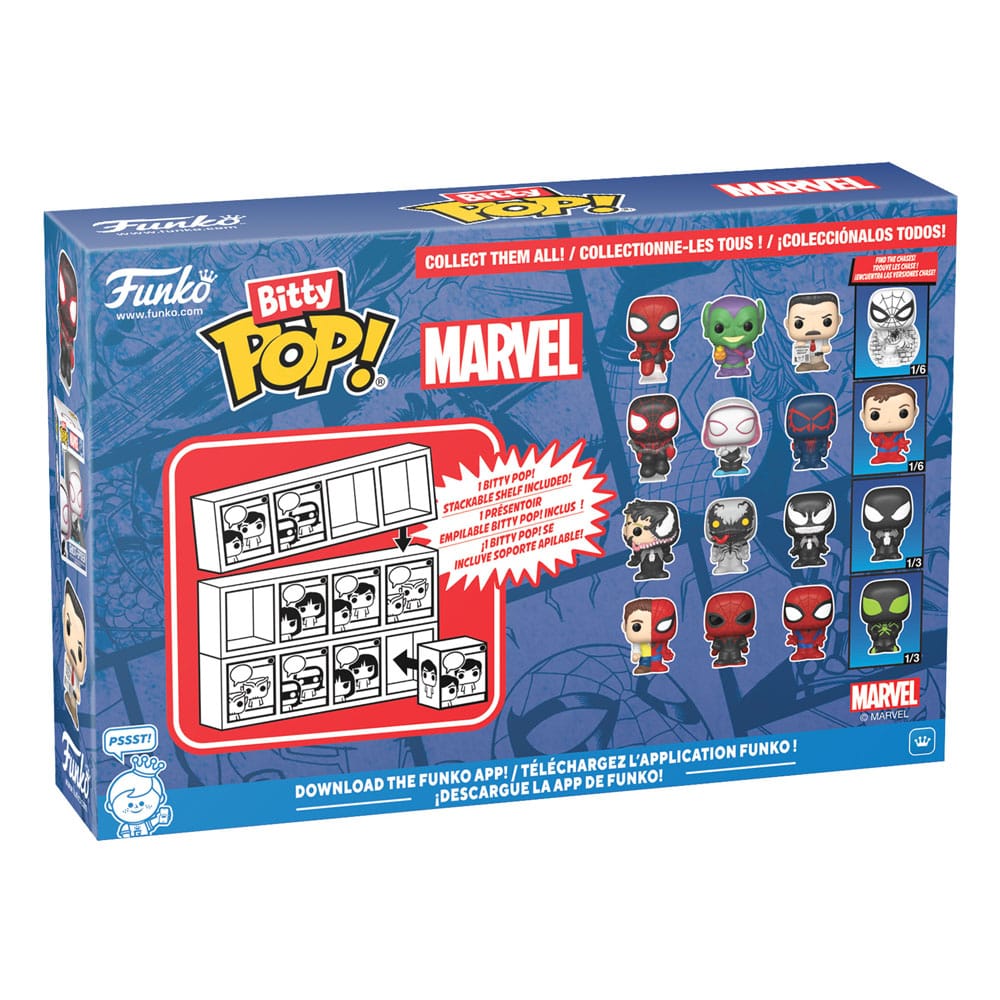 Spider-Man Bitty Pop! Vinyl Afbeelding 4-pack Serie 2 2 cm