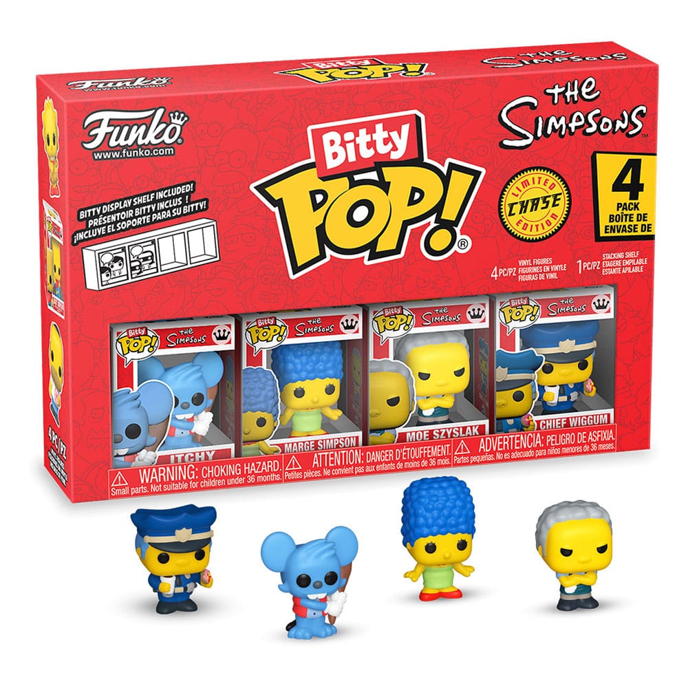 The Simpsons Bitty Pop! Vinyl Afbeelding 4-pack Serie 2 2 cm