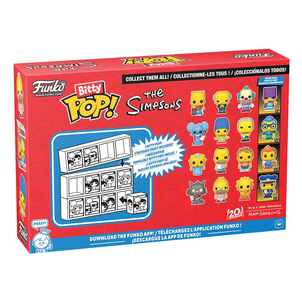 The Simpsons Bitty Pop! Vinyl Afbeelding 4-pack Serie 2 2 cm