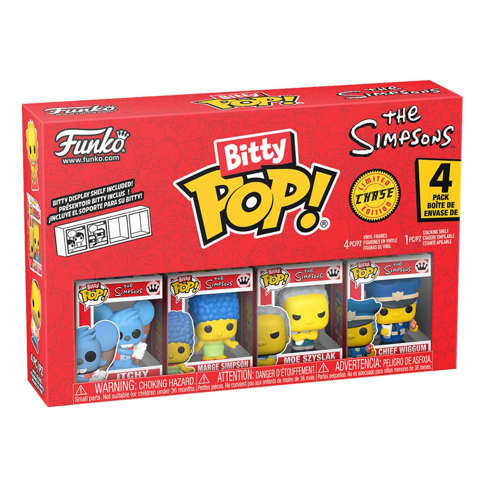The Simpsons Bitty Pop! Vinyl Afbeelding 4-pack Serie 2 2 cm