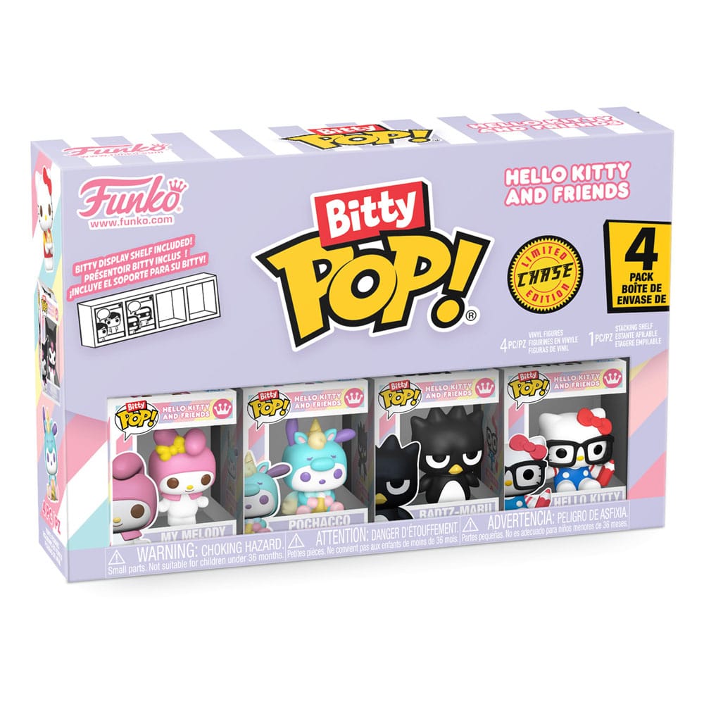 Hallo Kitty en vrienden Bitty POP! Vinylfiguur 4-pack Serie 4 2 cm