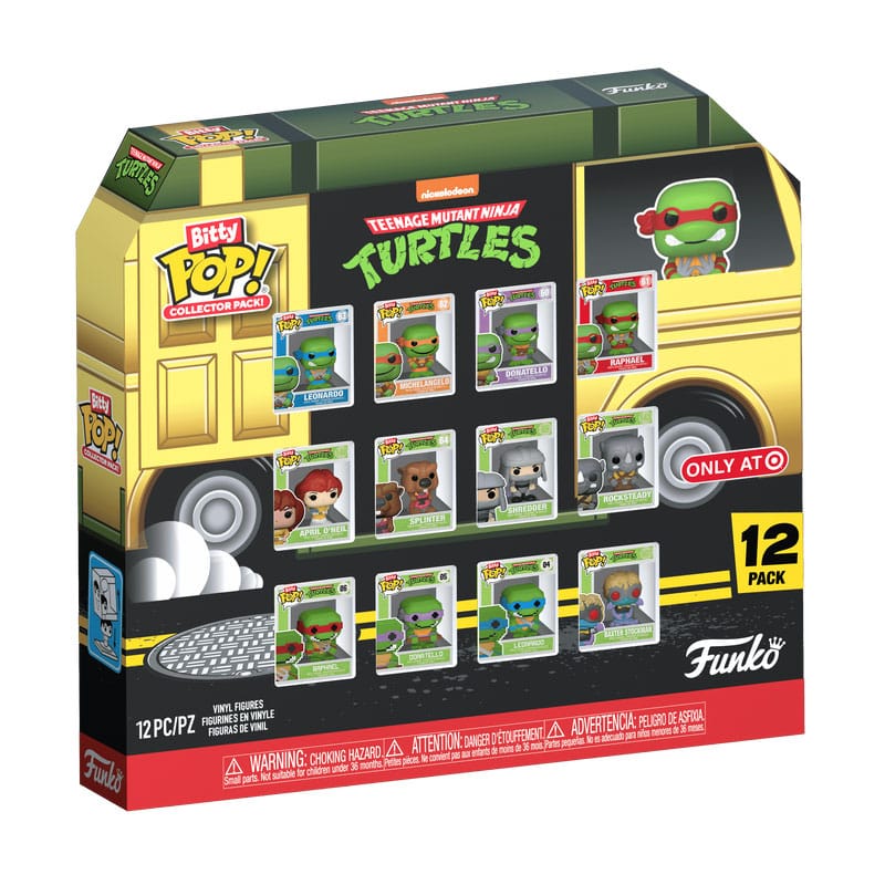 Tenage Mutant Ninja Turtles Bitty POP! Vinylfiguur 12-Pack 2,5 cm