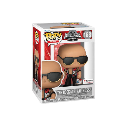 WWE-POP! Vinylfiguur The Rock- Final Boss (WrestleMania 40) 9 cm