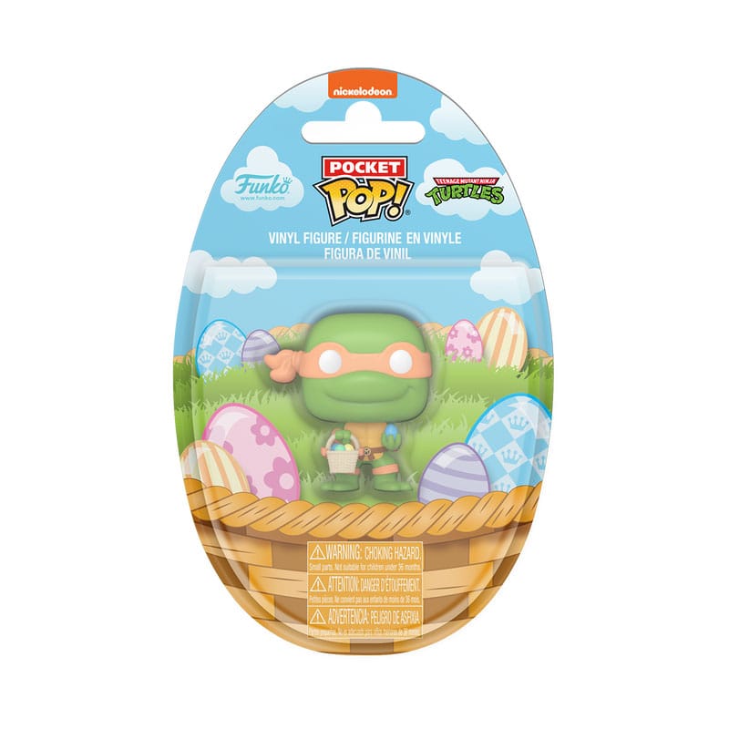 Teenage Mutant Ninja Turtles Pocket POP! Vinylfiguur Pasen Michelangelo 4 cm display (16)