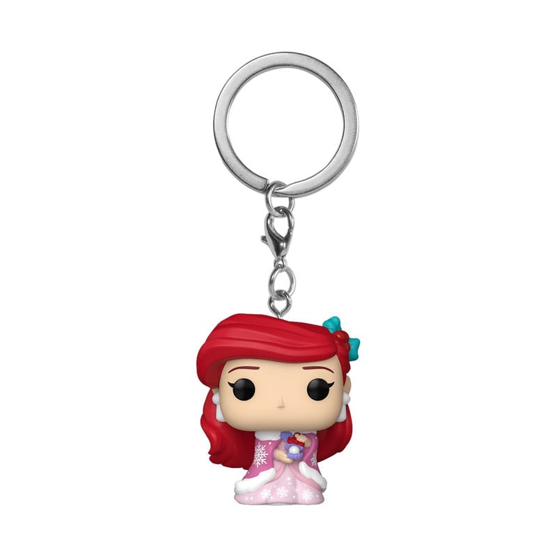Disney Princess Pop! Vinylsleutelhangers 4 cm Holiday Ariel Display (12)