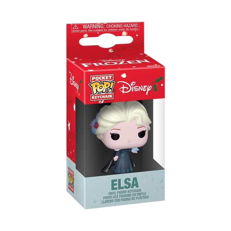 Disneyprinses POP! Vinyl sleutelhangers 4 cm Holiday Elsa-display (12)