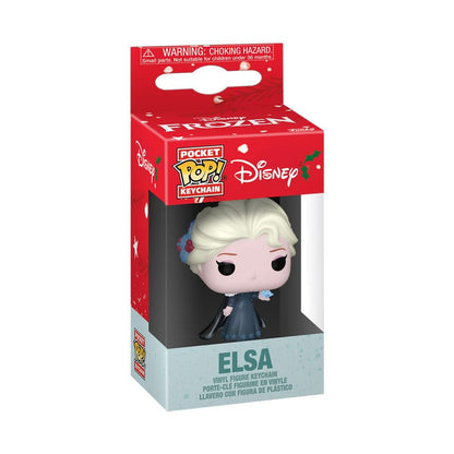 Disneyprinses POP! Vinyl sleutelhangers 4 cm Holiday Elsa-display (12)