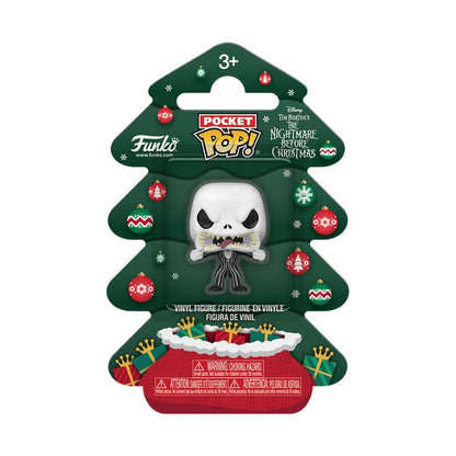 Nachtmerrie voor kerstvakantie 2025 Pocket POP! Vinyl sleutelhangers Jack Tree Holiday Box 4 cm