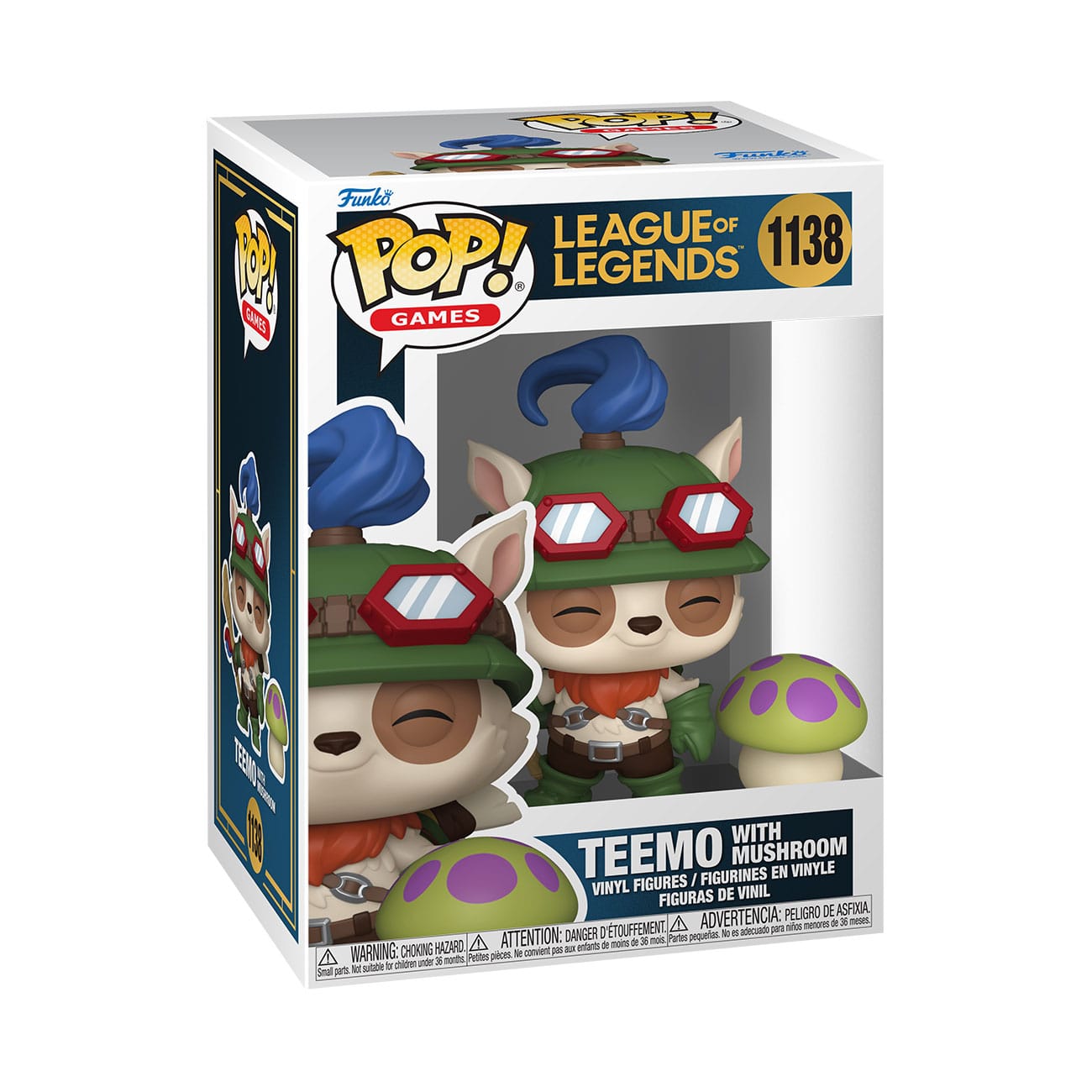 League of Legends POP!&Buddy Games Vinylfiguur Teemo met Paddo 9 cm