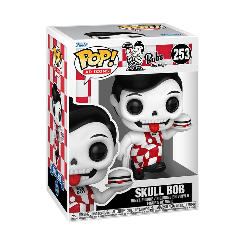 Bob's Big Boy Pop! Advertentie -pictogrammen vinyl kunstschedel bob 9 cm