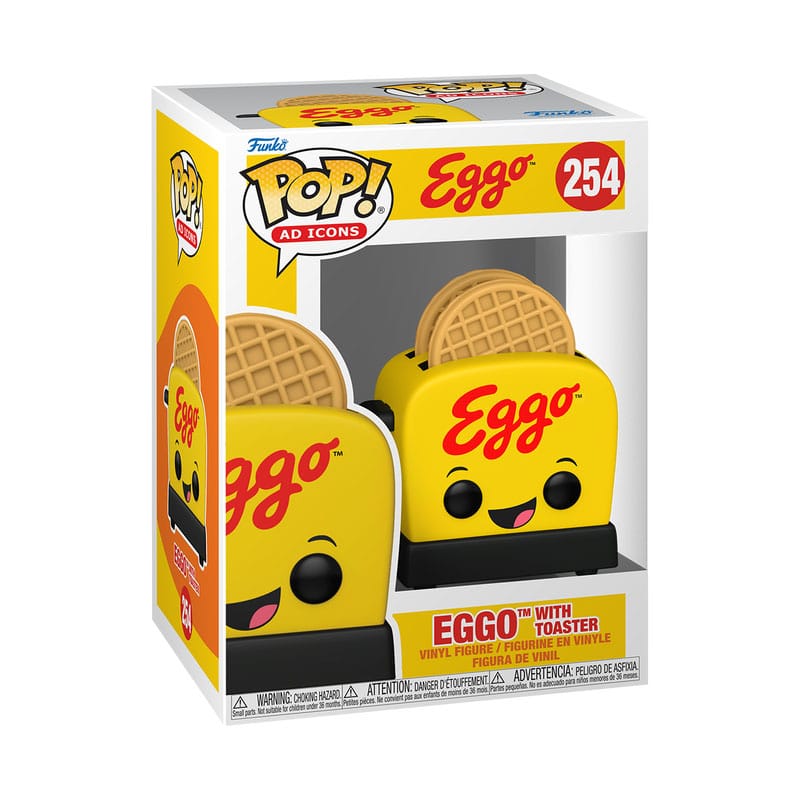 Kellogg's pop! Advertentie -pictogrammen vinyl figuur Eggo met broodrooster 9 cm