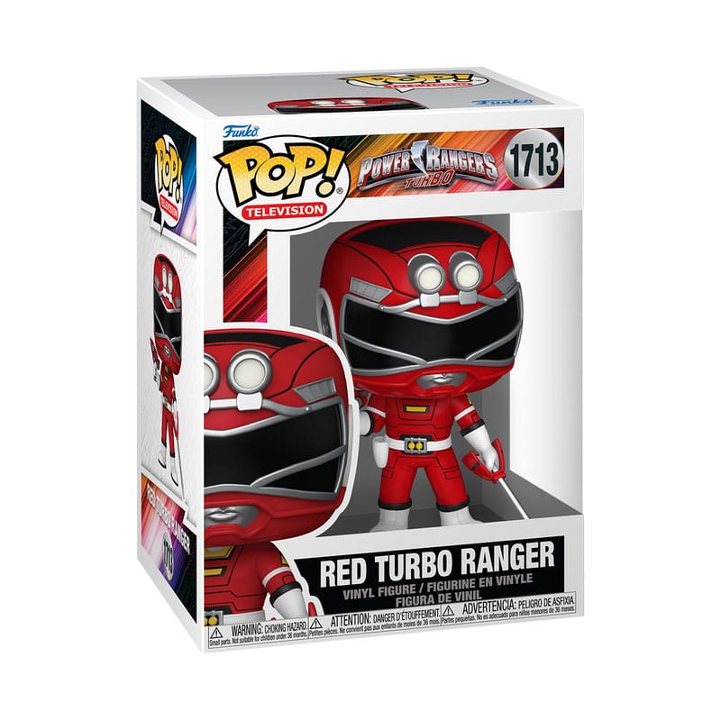 Power Rangers Generations (Tommy) pop! Films vinylfiguren turbo - rode ranger 9 cm