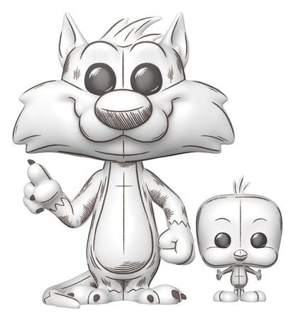Looney Tunes POP!&Buddy Animatie Vinyl Figuur Sylvester&Tweety 9 cm