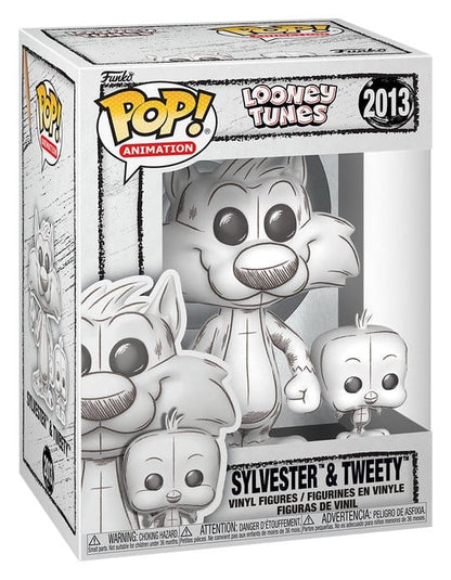Looney Tunes POP!&Buddy Animatie Vinyl Figuur Sylvester&Tweety 9 cm