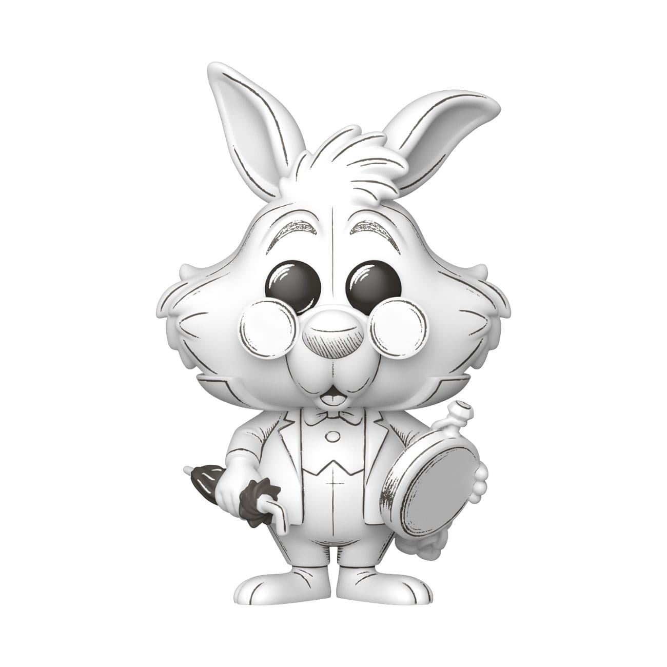 Disney-POP! Vinylfiguur Geschetst - Wit Konijn 9 cm