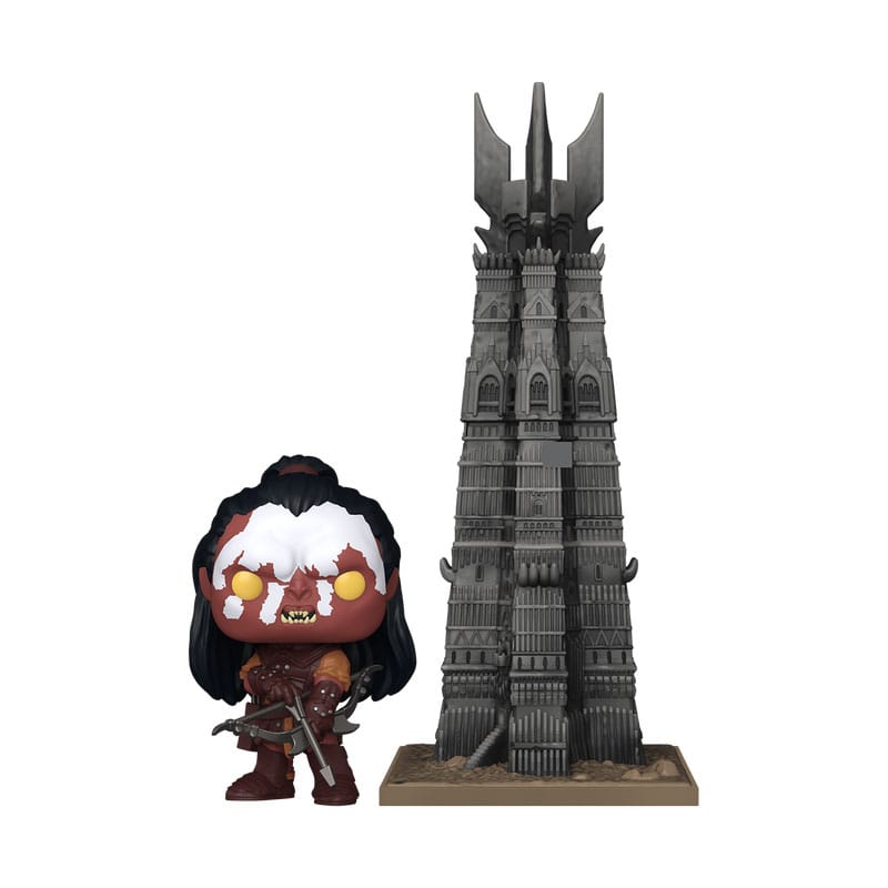 Lord of the Rings Pop! Stadsvinyl figuur lurtz w/toren 9 cm