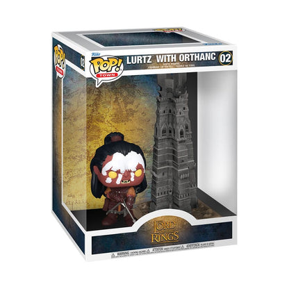 Lord of the Rings Pop! Stadsvinyl figuur lurtz w/toren 9 cm