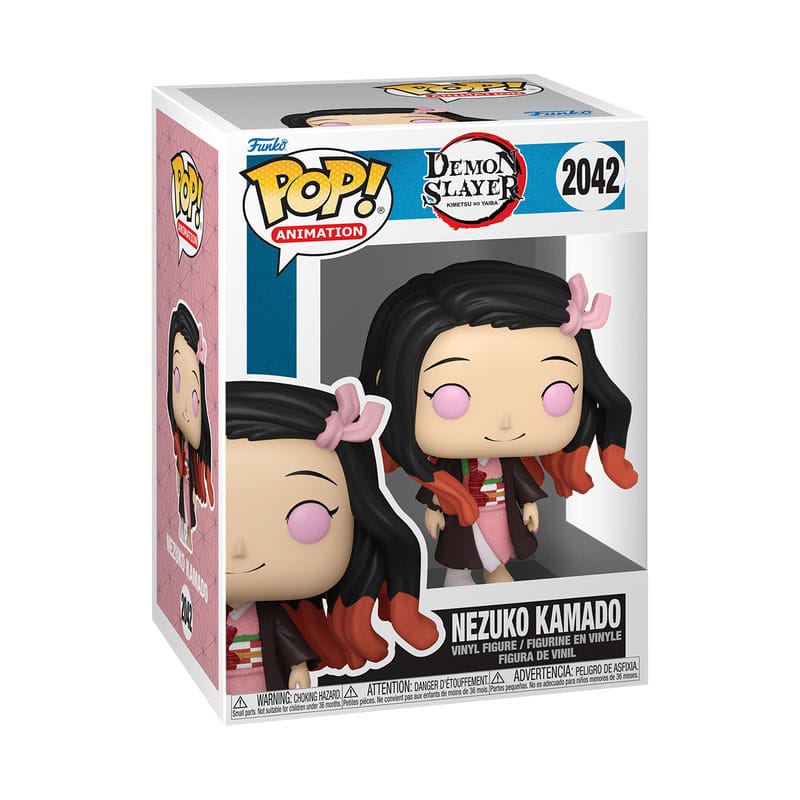 Demon Slayer: Kimetsu No Yaiba Pop! Animatie vinyl figuur nezuko (menselijk) 9 cm