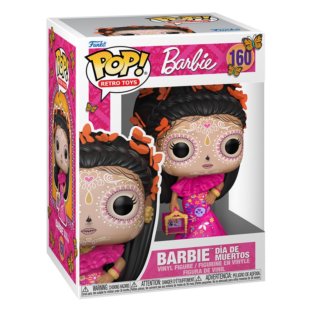 Barbie Pop! Retro Toys Vinyl Figuur Barbie Dia de los Muertos 9 cm