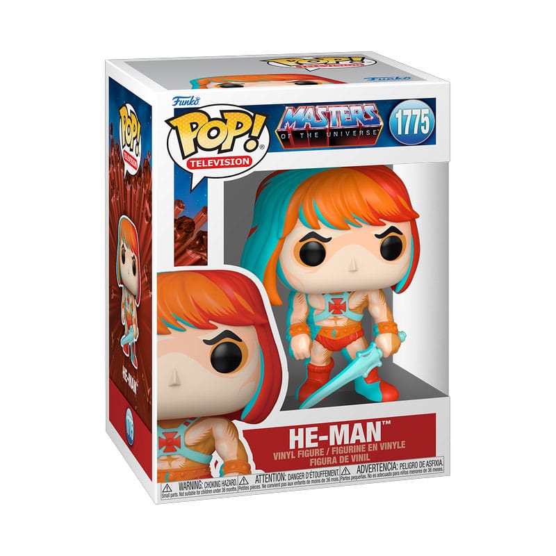 Meesters van het heelal POP! Televisievinylfiguur He-Man (Comic Deco) 9 cm