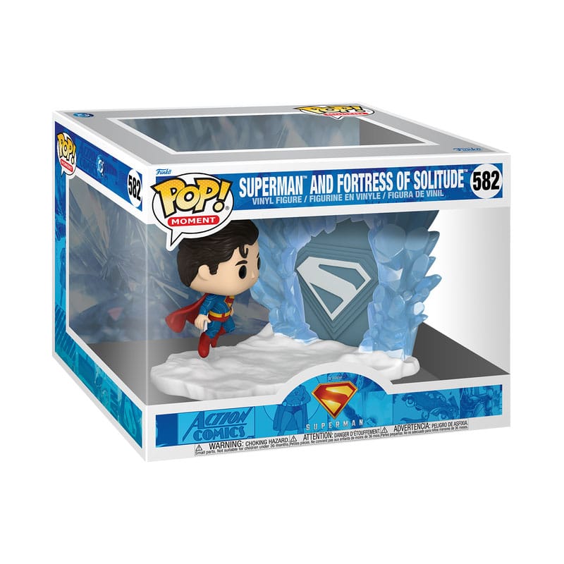 Superman (2025) popmomenten vinylfiguren Superman en fort van solitude 9 cm