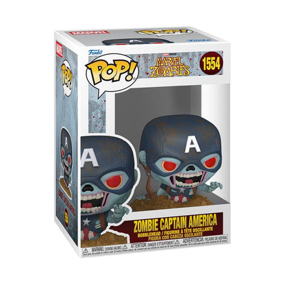 Marvel Zombies Pop! Marvel vinyl figuur Captain America 9 cm