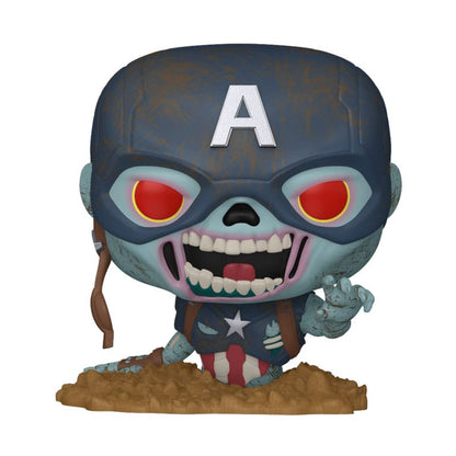 Marvel Zombies Pop! Marvel vinyl figuur Captain America 9 cm