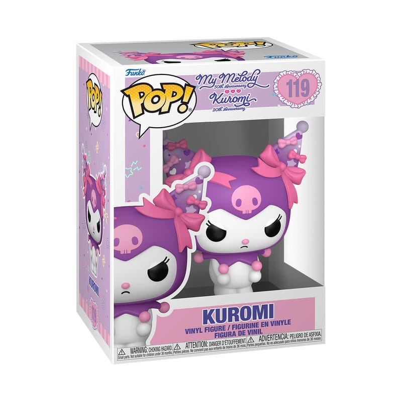 Sanrio Pop! Animatie vinyl figuur k/mm- kuromi grumpy 9 cm