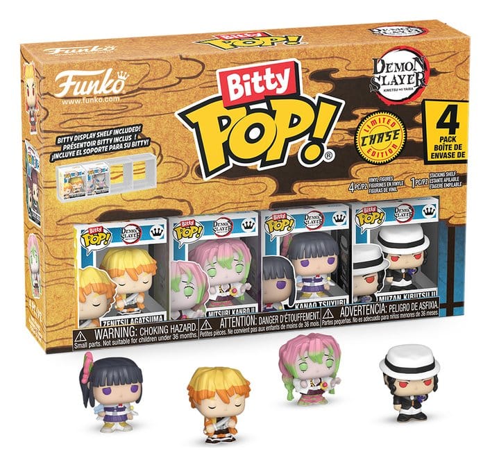 Demon Slayer: Kimetsu geen Yaiba Bitty POP! Vinylfiguur 4-pack Zenitsu 2,5 cm