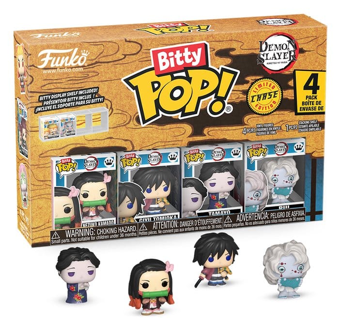 Demon Slayer: Kimetsu geen Yaiba Bitty POP! Vinylfiguur 4-pack Nezuko 2,5 cm
