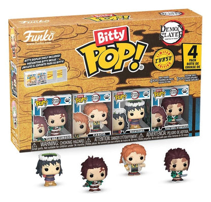 Demon Slayer: Kimetsu geen Yaiba Bitty POP! Vinylfiguur 4-pack Tanjiro 2,5 cm