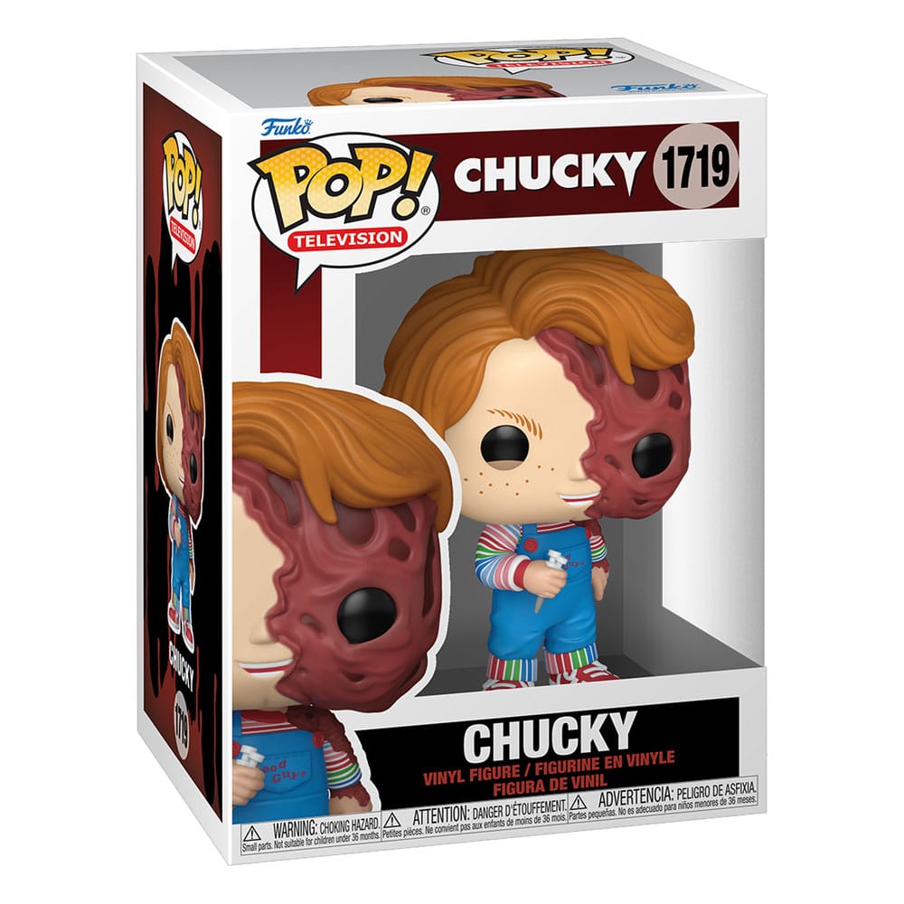 Chucky Pop! Televisie vinylfiguur Chucky (gesmolten gezicht) 9 cm