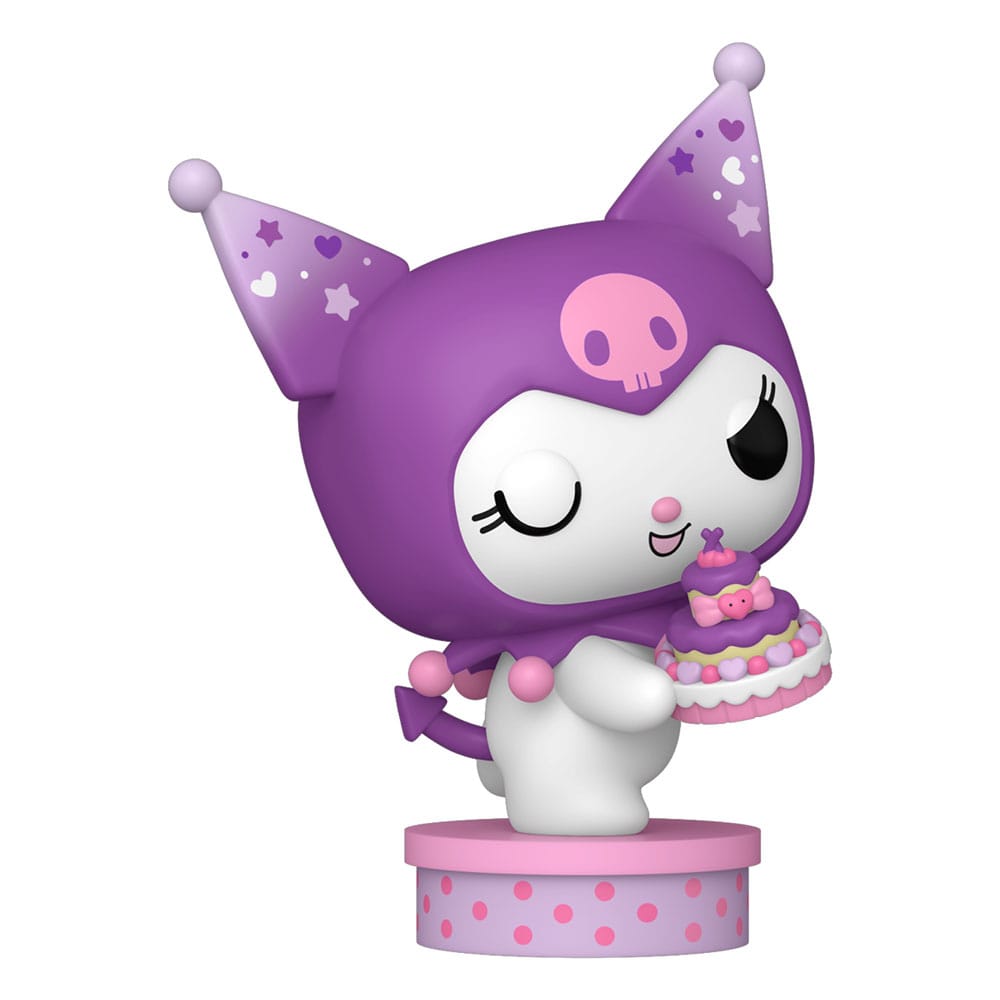 Hello Kitty en vrienden pop! Vinylfiguur kuromi met cake (20e verjaardag) 9 cm