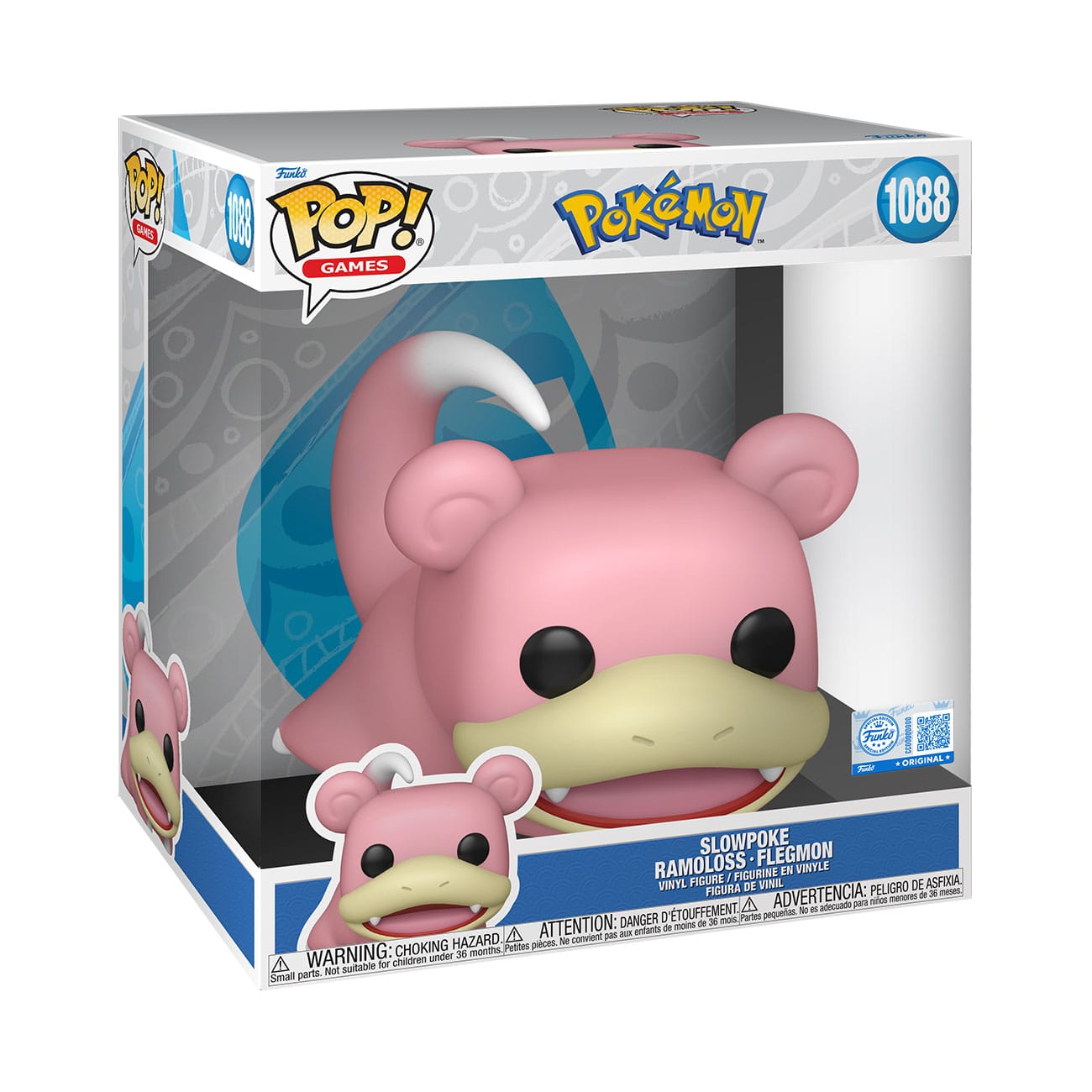 Pokemon Supergrote Jumbo POP! Vinylfiguur Slowpoke 25 cm