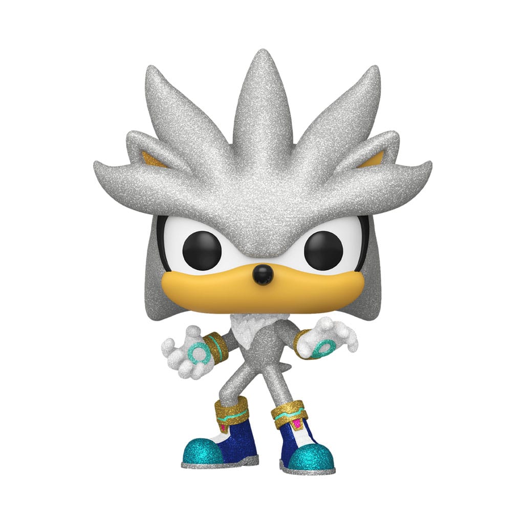 Sonic the Hedgehog Pop! Games vinyl figuur zilver de egel (fl) 9 cm