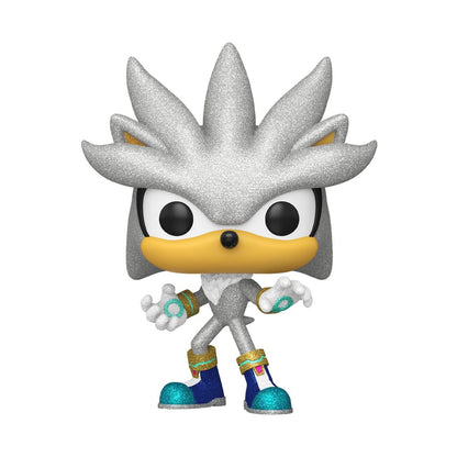 Sonic the Hedgehog Pop! Games vinyl figuur zilver de egel (fl) 9 cm