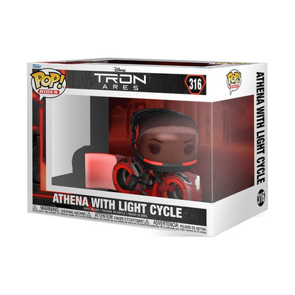 Tron: Ares POP! Rides Vinylfiguur Athena met Lichtcyclus 15 cm