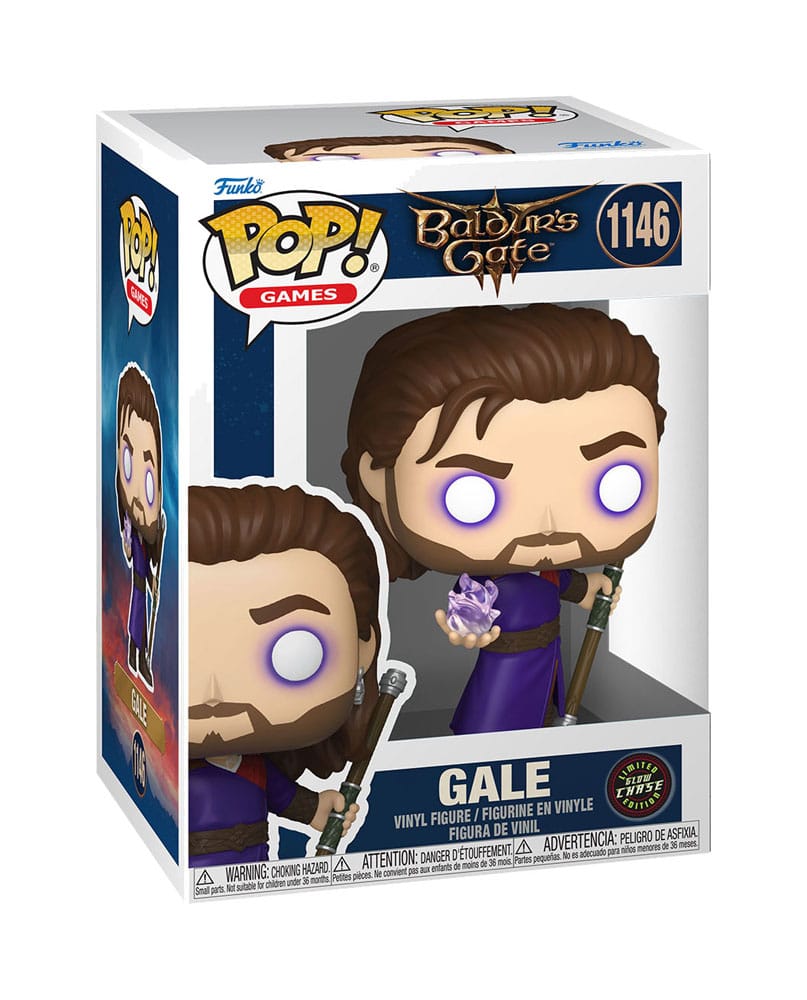 Baldur's Gate 3 POP! Games Vinylfiguren Gale met Glow Chase 9 cm Assortiment (6)