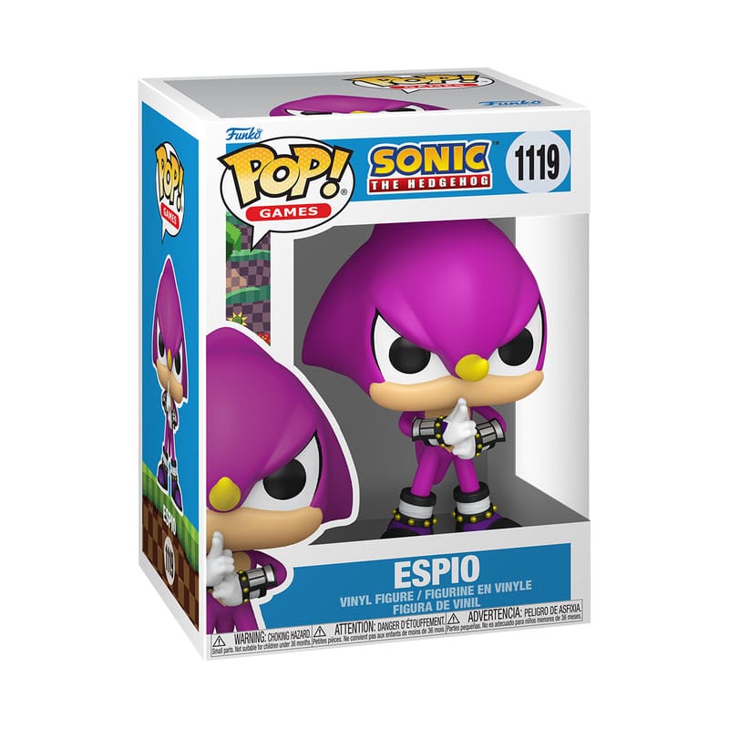 Sonic the Hedgehog Pop! Games vinyl figuur espio de kameleon 9 cm