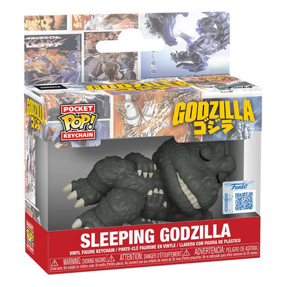 Godzilla Pocket POP! Vinyl sleutelhangers 4 cm Sleeping Godzilla-display (12)