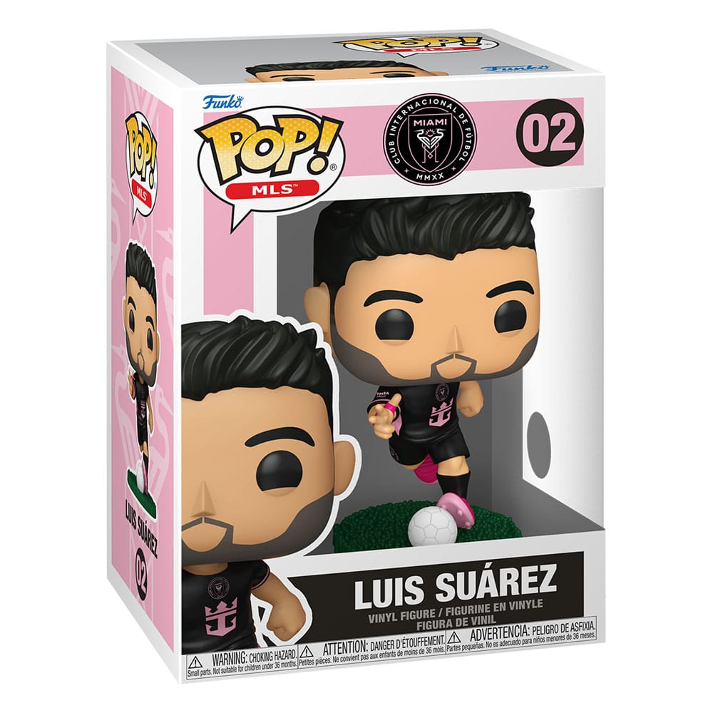 MLS POP! Sportvinyl figuur inter miami- luis suarez (weg) 9 cm