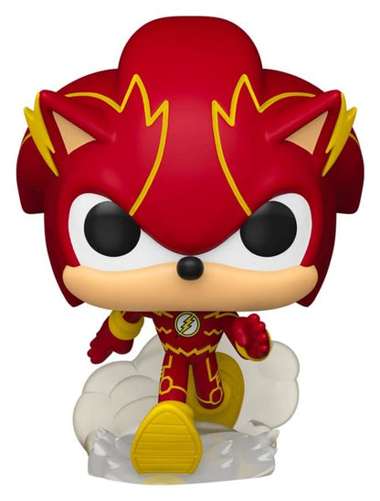 DC x Sonic the Hedgehog POP! Heroes Vinylfiguur Sonic als The Flash 9 cm