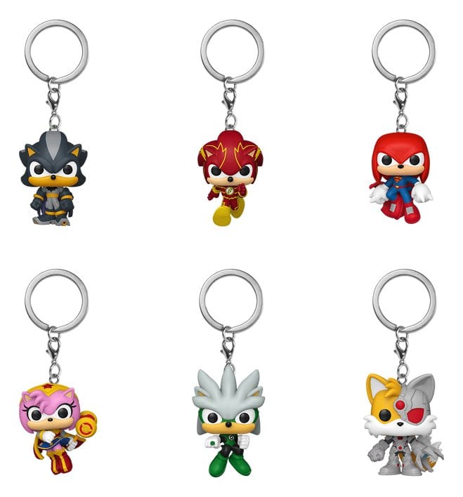 Sonic the Hedgehog POP! Vinyl sleutelhangers 4 cm display (12)