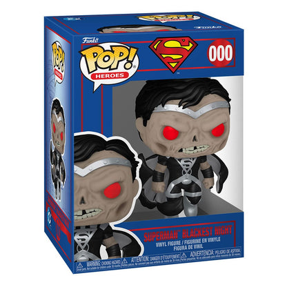 DC Comics POP! Heroes Vinyl Superman Zwartste Nacht 9 cm