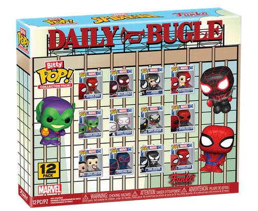 Spider-Man Bitty POP! Vinylfiguur Multipack 2,5 cm Display (12)