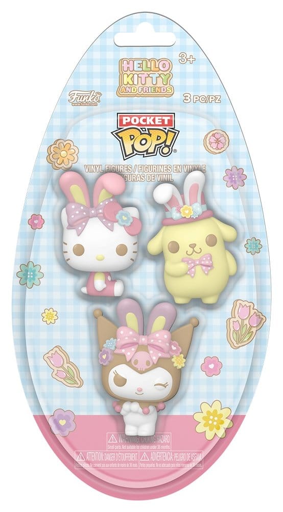Hallo Kitty Pocket POP! Vinylfiguur Paasei 3-Pack HK 4 cm